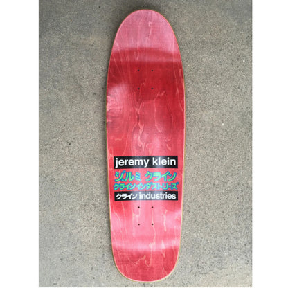Hook-Ups Jeremy Klein Dream Girl Shaped Skateboard Deck Purple Veneer 9.75"