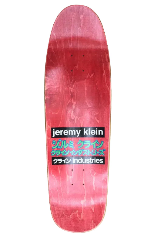 Hook-Ups Jeremy Klein Dream Girl Shaped Skateboard Deck Pink 9.5" top