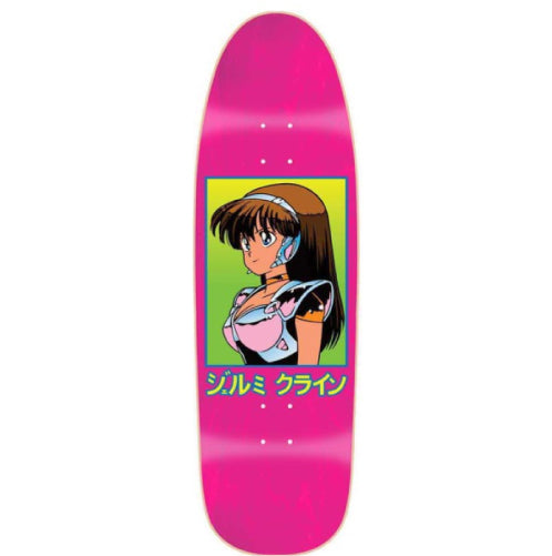 Hook-Ups Jeremy Klein Dream Girl Shaped Skateboard Deck Pink 9.5"