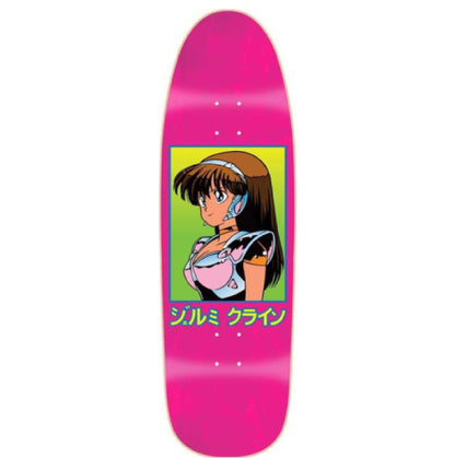 Hook-Ups Jeremy Klein Dream Girl Shaped Skateboard Deck Pink 9.5"