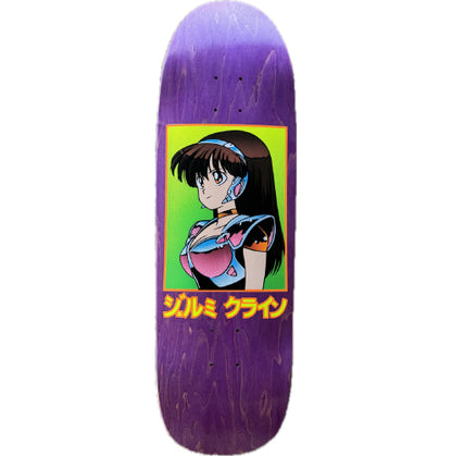 Hook-Ups Jeremy Klein Dream Girl Shaped Skateboard Deck Purple 9.5"