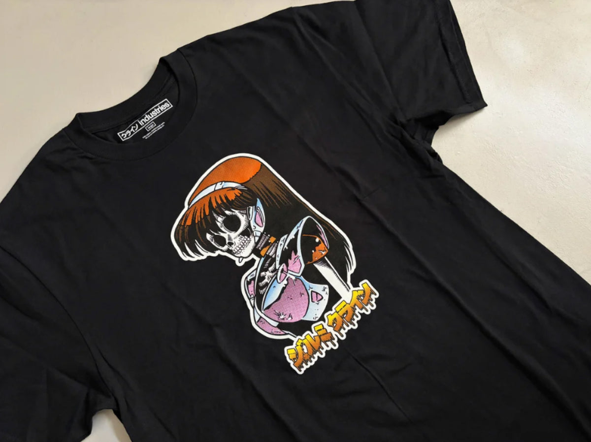 Hook-Ups Jeremy Klein Dream Girl Skull Tee - Black