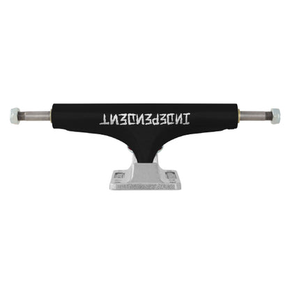 Independent Stage 4 Hollow Dressen Black/Silver Trucks (Set of 2) front hanger