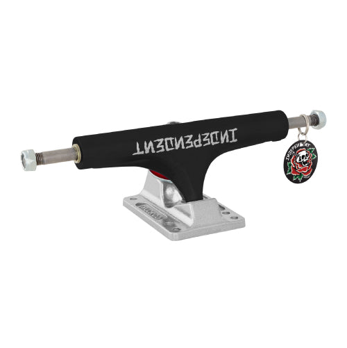 Independent Stage 4 Hollow Dressen Black/Silver Trucks (Set of 2) profile hanger