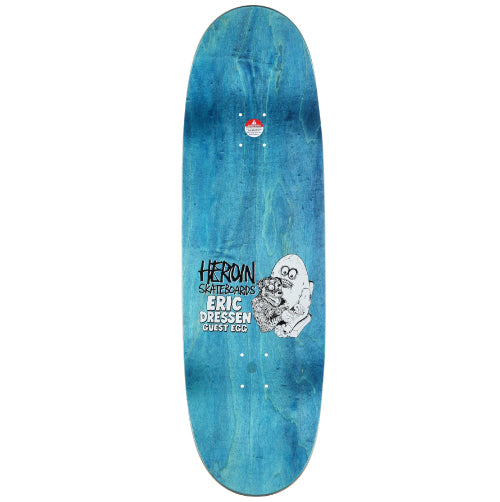 Heroin Dressen Guest Egg Skateboard Deck 9.75"