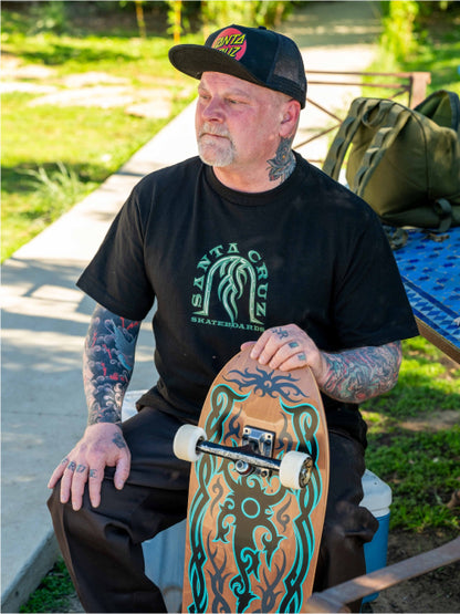 Santa Cruz Dressen Tribal Reissue Skateboard Deck 9.9" photo 2