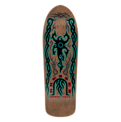 Santa Cruz Dressen Tribal Reissue Skateboard Deck 9.9" full bottom