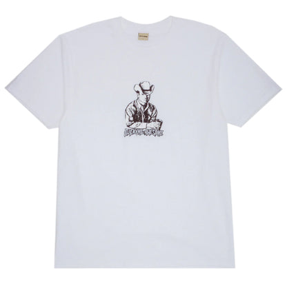 Fucking Awesome Drinking Cowboy Tee - White