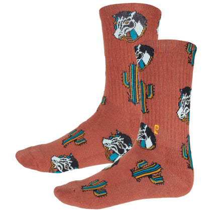 Psockadelic Dude Ranch Crew Socks