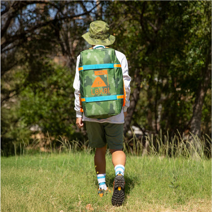 Lakai X Poler Elevated Duffle Backpack - Camo Multi