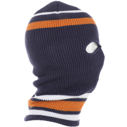 Deathwish Gang Logo Ski Mask - Navy/Orange