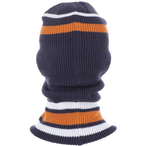 Deathwish Gang Logo Ski Mask - Navy/Orange