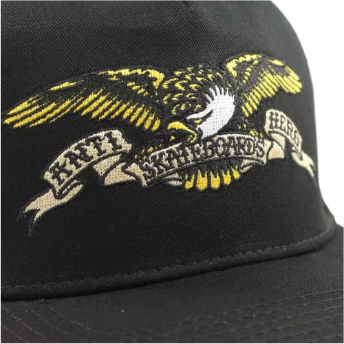 Antihero Eagle Embroidered Trucker Hat - Black