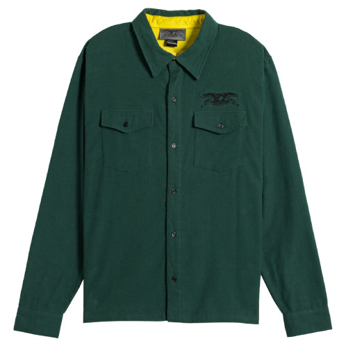 Antihero Basic Eagle Flannel Shirt - Dark Green