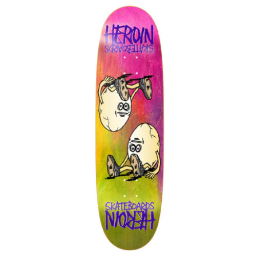 Heroin Egg Symmetrical Skateboard Deck Rainbow Assorted 8.75"