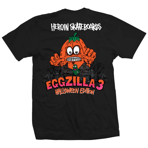 Heroin Eggzilla 3 Tee - Black