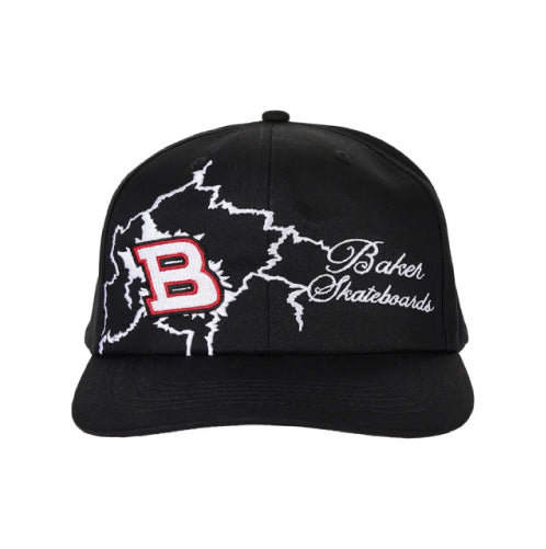 Baker Electrified B Snapback Hat - Black front