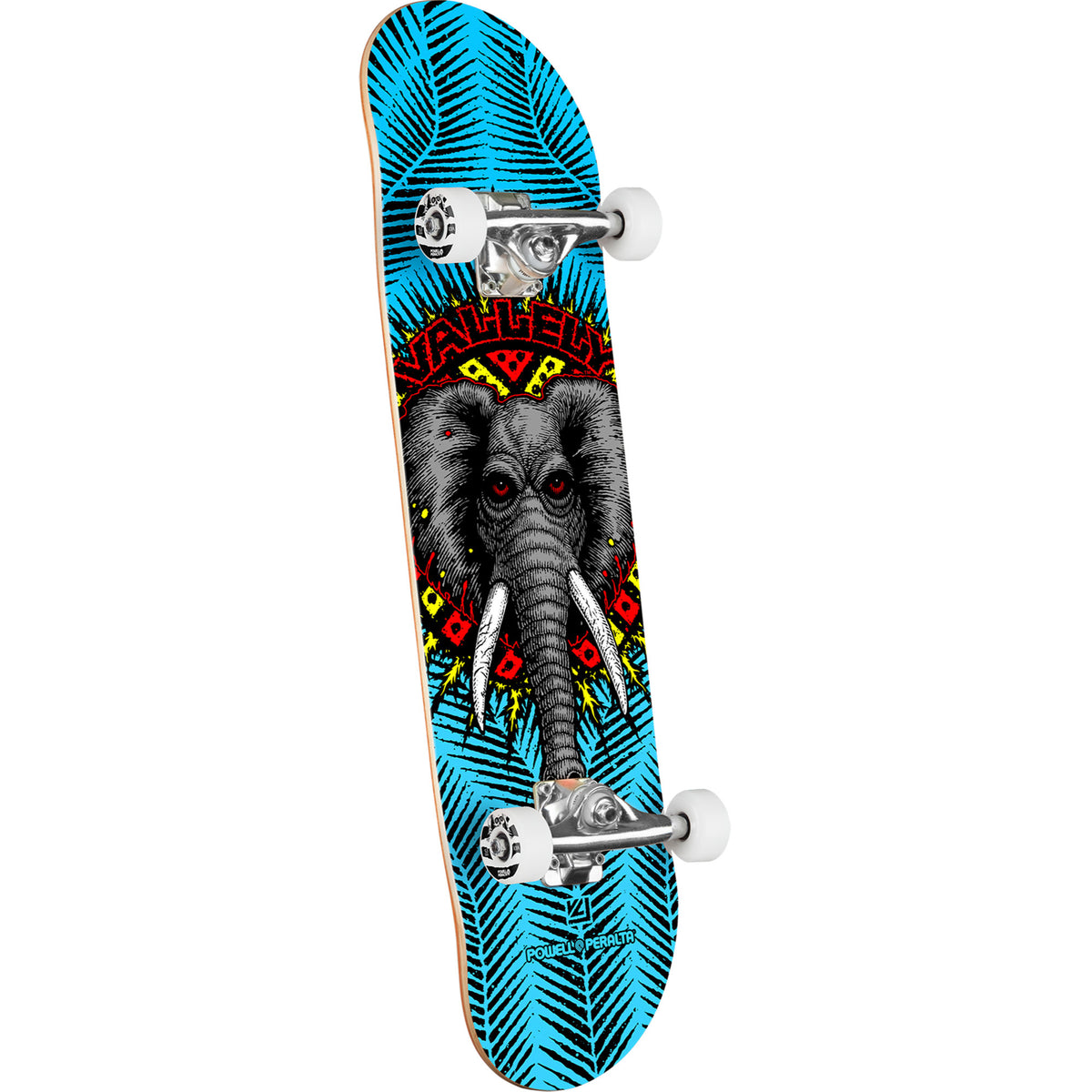Powell Peralta Vallely Elephant Complete Skateboard Blue 8"