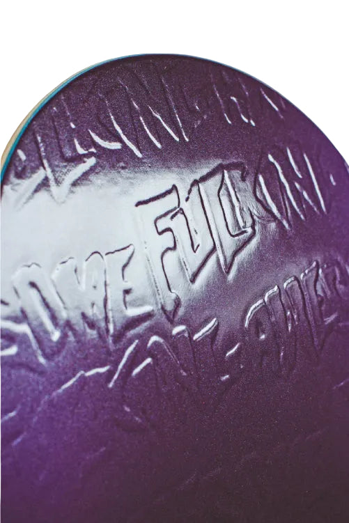 Fucking Awesome Phantom Purple Embossed Skateboard Deck 8.5" nose