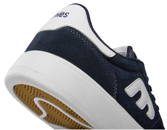 Etnies Emerson X FOS Skate Shoe - Navy/White heel