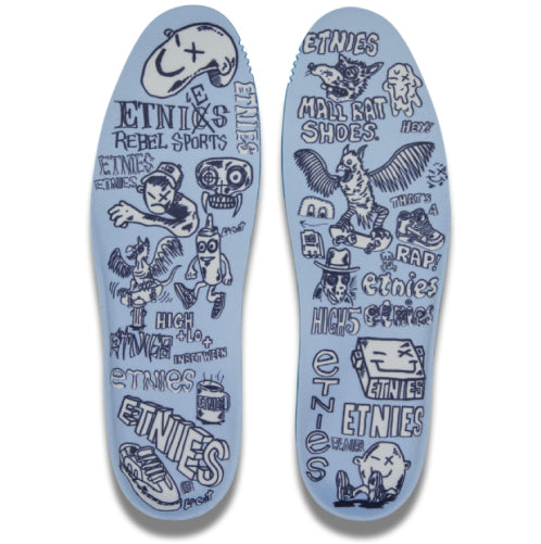 Etnies Emerson X FOS Skate Shoe - Navy/White insole
