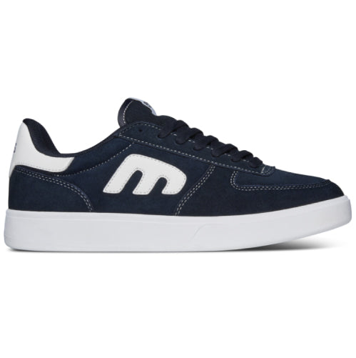 Etnies Emerson X FOS Skate Shoe - Navy/White outside