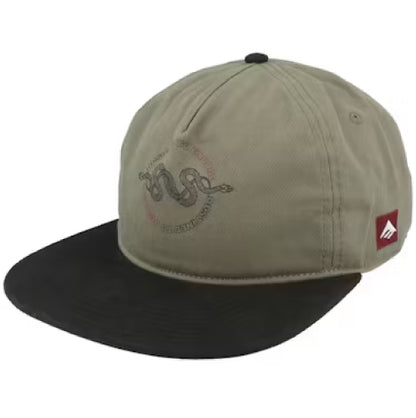 Emerica Endure Destroy Snapback Hat - Olive/Black