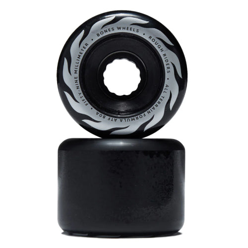 Bones ATF Rough Riders Wheels Eternal Flame Wheels 59MM 80A black surface