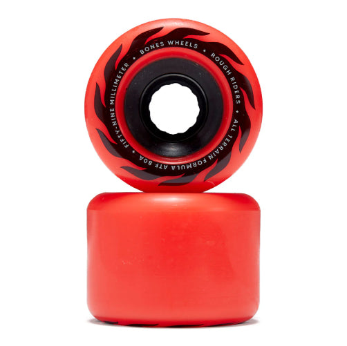 Bones ATF Rough Riders Wheels Eternal Flame Wheels 59MM 80A red surface