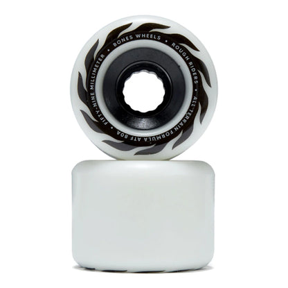 Bones ATF Rough Riders Wheels Eternal Flame Wheels 59MM 80A white surface