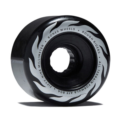 Bones ATF Rough Riders Wheels Eternal Flame Wheels 59MM 80A black profile