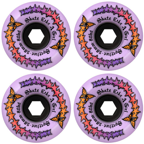 Spitfire Skate Like a Girl Conical Full Wheels Lavender 58MM 80D