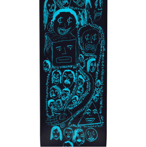 Antihero DBX Grant Expressions Skateboard Deck 8.38" graphic