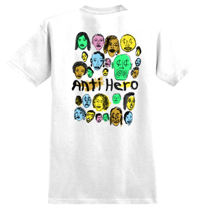 Antihero Expressions Bongo Tee - White back