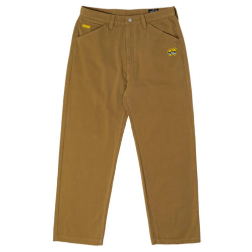 Krooked Eyes Twill Pant- Khaki