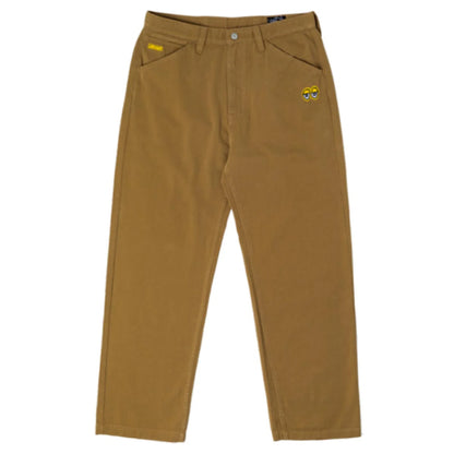 Krooked Eyes Twill Pant- Khaki