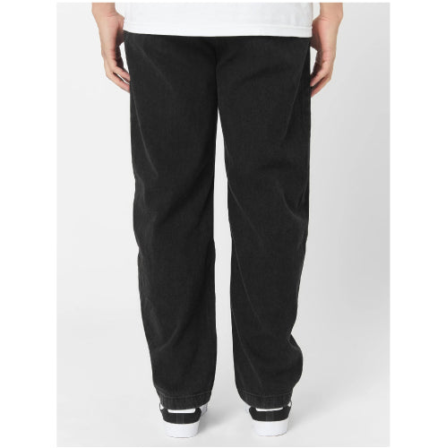 Krooked Eyes Denim Twill Pant- Black