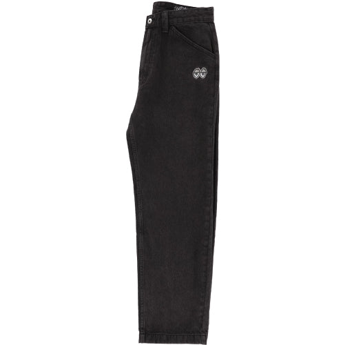 Krooked Eyes Denim Twill Pant- Black