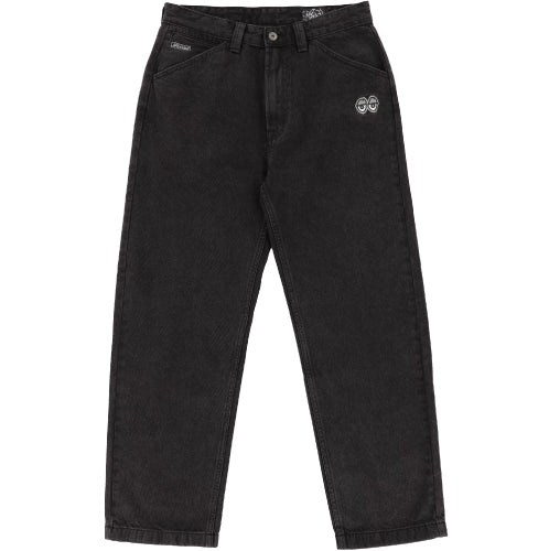 Krooked Eyes Denim Twill Pant- Black