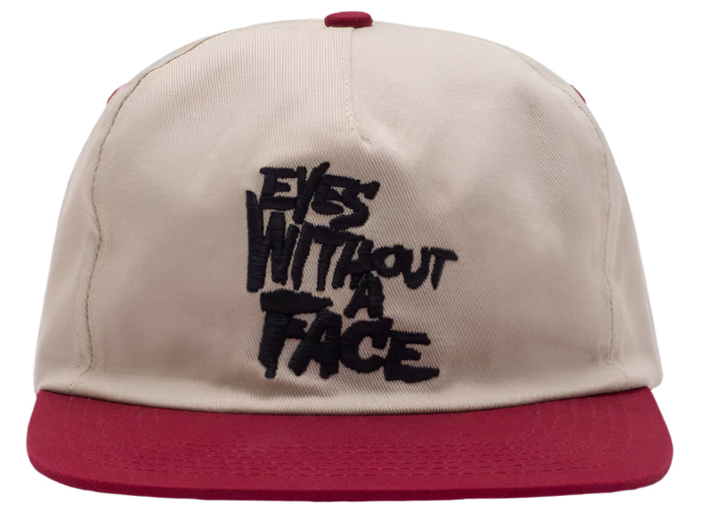 Hockey Eyes Without a Face Hat - Tan front