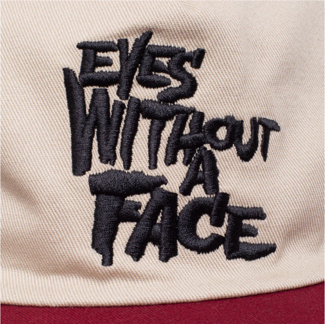 Hockey Eyes Without a Face Hat - Tan graphic
