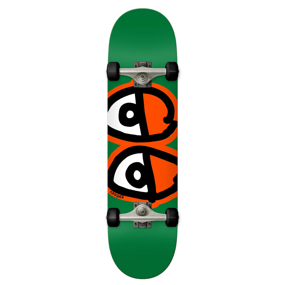 Krooked Eyes Complete Skateboard Forest 8"