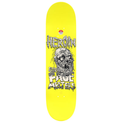 Heroin Lee Yankou Face Melter Skateboard Deck 8.25"