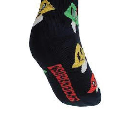 Psockadelic Faces of Shrooms Crew Socks