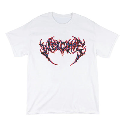 Welcome Skateboards Fang Tee - White/Purple/Red