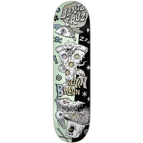 Santa Cruz Kevin Braun Fever Dream VX Skateboard Deck 8.25"
