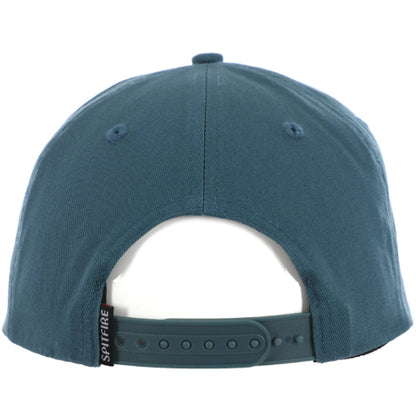 Spitfire Bighead Fill Snapback Hat - Blue/Yellow