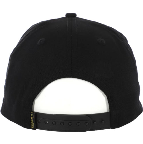 Krooked Fire Bird Snapback Hat - Black back