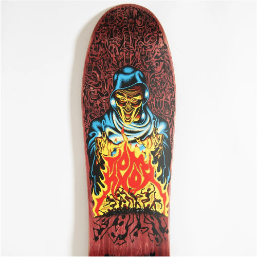 Santa Cruz Knox Firepit Shaped Skateboard Deck 10.0"