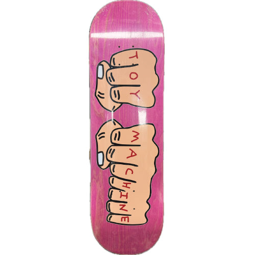 Toy Machine Fists Skateboard Deck 9.0"